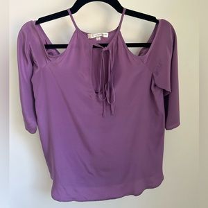 Lavender Brown blouse
